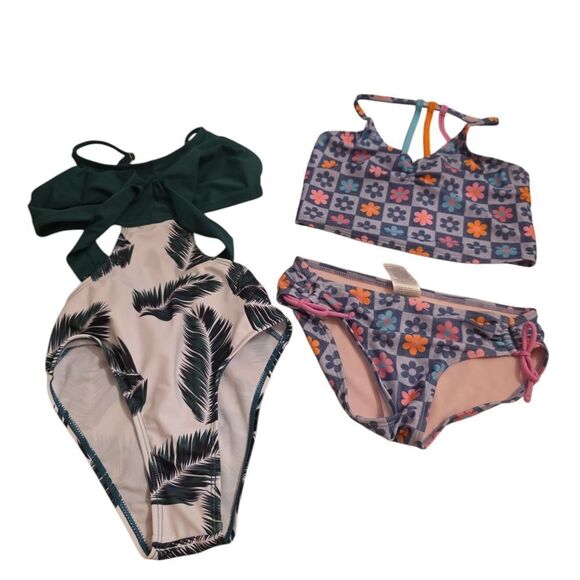 Kids Swimwear Set - Green, Multicolor - Picture 1 of 1